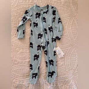 Tea collection zip pajamas